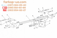 Тягово-сцепное устройство (фаркоп) Renault Espace (2015-...)