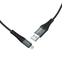Кабель Hoco X38 USB to MicroUSB 1m black