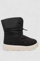 Дутики женские зимние на меху, цвет черно-бежевый, 248RFM200