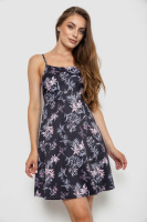 Сарафан з принтом, колір чорний, 129R1056