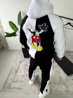 Спортивний костюм утеплений дтф з принтом Туреччина