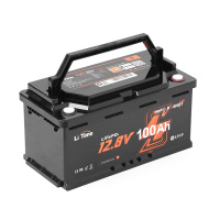 Аккумуляторная батарея LiFePO4 Li-TIME 12.8V 100Ач 1280Wh Bluetooth, 4000Cycles, BMS100A, ≤40mΩ, IP65, до 6000 циклов, L358*B177*H188 mm, 9.9 kg