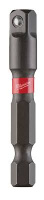 Перехідник ShW MILWAUKEE, з 1/4'' Hex на 1/4'' квадратний хвостовик