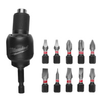 Набір біт SHOCKWAVE MILWAUKEE з насадкою Knuckle (11шт)