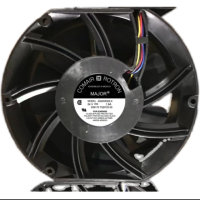 Кулер для охолодження серверних БП MAJOR Modrl JQ24K6QDLX DC sleeve fan 2pin під паяння - 150*150*25мм, 24V/1.6A, 2600об/хв Q24