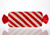 Блюдо сервировочное в форме конфеты 26×12.5(см) прямоугольное с ручками из фарфора CR-1-30