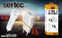 СЗУ та АЗУ 7 IN 1 2400mAh WHITE