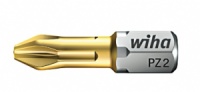 Биты Wiha TiN Torsion PZ 1, 25 mm. - вязкотвёрдое качество