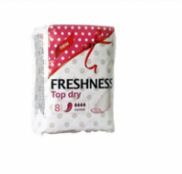 Прокладки Freshness Top Dry Normal 4 краплі 8 шт, Фрешнес , Болгарія
