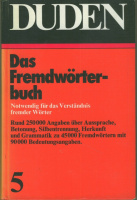 Duden Band 5: Fremdwörterbuch von Wolfgang Müller