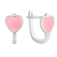 Серебряные серьги CatalogSilver с емаллю (2175995)