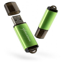 USB флеш накопитель eXceleram 32GB A3 Series Green USB 2.0 (EXA3U2GR32)