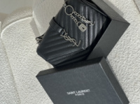 Сумка Saint Laurent College Medium - Premium чорний срібло