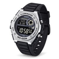 Чоловічий годинник Casio MWD-100H-1B — спортивна модель з водозахистом 10 ATM та електронним дисплеєм