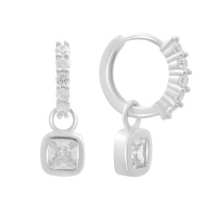 Серебряные серьги CatalogSilver с фианитами (2186038)