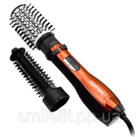 Фен-щітка, стайлер з насадками Gemei GM-4828 з насадкою, що обертається.