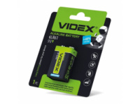 Елемент живлення alkaline Videx 6LR61 (КРОНА) блістер