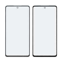 Стекло тачскрина с OCA плёнкой для Samsung A525 Galaxy A52 (2021) 4G чёрное с олеофобным покрытием, закалённое