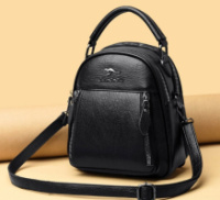 Женская сумка рюкзак трансформер эко кожа, маленький рюкзачок сумочка женская 2 в 1 Кенгуру