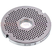 Решітка  для м&aposясорубки Lame Italia 100530 2mm D=69.6mm (з пазом) Unger R70 (PRF2)