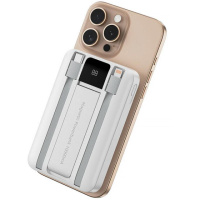 Портативний ЗП Power Bank WIWU Wi-P061 22.5W+PD20W з БЗП+iWatch with cable 10000 mAh