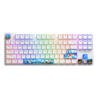 Клавиатура Hator Rockfall 2 Mecha TKL Authentic Edition Aurum Milky Way Silent USB Fighting Cats (HTK-532)