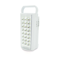 Ліхтар переносний ALMINA DL-2424LED, 2 режими (16+8Led), вбудований аккум, корпус пластмас, кабель 220В, White/Red, Box