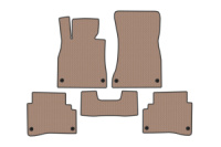 Резиновые коврики Carsuit (Short, бежевые) для Mercedes S-сlass W222 2013-2022 гг