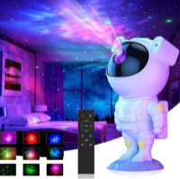 Большой Космонавт проэктор звёздного неба ночник настольный астронавт светильник  космонавт с пультом ДУ