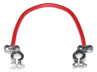 Перемичка АКБ для двоакумуляторних систем довжиною 40 см та перерізом провода 35 мм.кв з підсиленою свинцевою ремонтною клемою