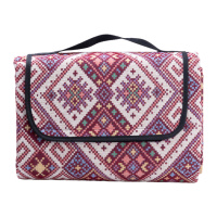 Килимок для пікніка жаккардовий 145*200 см червоний