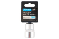 Головка шестигранная Apro 20 мм x 1/2« (252720)