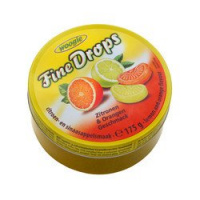 Леденцы Fine Drops 200 г апельсин и лимон