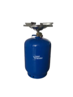 Газовий балон з пальником VMF-BALLON : 12 л, газ: пропан-бутан, тиск 3 бари, має ідеальне полум'я