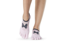 Шкарпетки для йоги ToeSox Full Toe Luna Minnie's Mesh Bow M (39-42.5)
