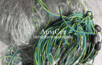 Одностенная сеть. Ø 40мм; h 1.2м; длина 75м; 0.17 леска. Титан (промышленный лов)