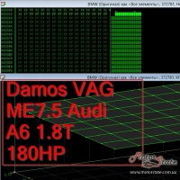 Damos VAG ME7.5 Audi A6 1.8T 180HP