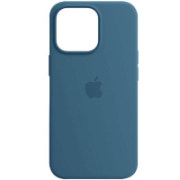 Чохол для iPhone 13 Pro - Silicone case (AAA) full with Magsafe and Animation (Синій / Blue Jay) - купити в SmartEra.ua