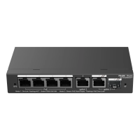 6-портовый гигабитный интеллектуальный POE коммутатор Ruijie RG-ES206GS-P
