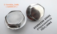 Гайки пера вилки [ ВЫСОКИЕ ] CZ/ЧЕЗЕТ НЕРЖАВЕЙКА ( stainless steel ) ЯВА/JAWA