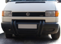 Кенгурятник ST006 Black (нерж) для Volkswagen T4 Caravelle/Multivan 1990-2003 гг