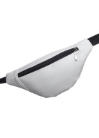 Сумка на пояс бананка біла