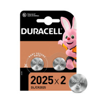 2x Батарейка таблетка CR2025 Duracell, литий