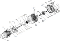 Гайка крильчатки зі вставкою та прокладкою Speck Block Multi 125 (720.1392.202)