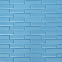 Самоклеюча декоративна 3D панель лазурна кладка 700х770х7мм (036) SW-00000301