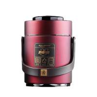 Термос для їжі King Boss 1,5 л з двома контейнерами з нержавіючої сталі, червоний