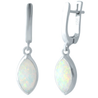 Серебряные серьги CatalogSilver с опалом 1.275ct (1962985)