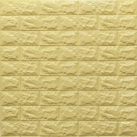 3D панель самоклеющаяся 700x770x7мм кирпич Желто-песочный (009-7) SW-00000046