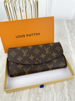 Гаманець Louis Vuitton конверт великий коричневий овал LUX якість у фірмовій коробці