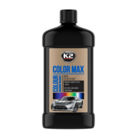 K2 COLOR MAX черный цветообогащающий полироль с тефлоном и воском 500 мл